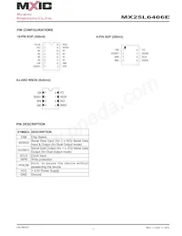 MX25L6406EMBI-12G Datasheet Page 7