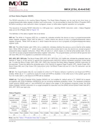 MX25L6445EZNI-10G Datasheet Page 17