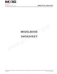MX25L8035EM2I-10G Datenblatt Cover