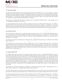 MX25L8035EM2I-10G Datasheet Page 20