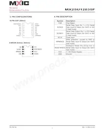 MX25U12835FZNI-08G Datasheet Page 7
