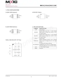 MX25U2033EZUI-12G Datasheet Page 8