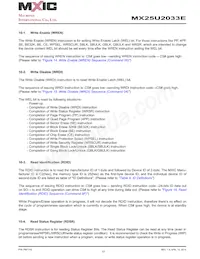 MX25U2033EZUI-12G Datenblatt Seite 17