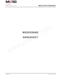 MX25V2006EZNI-13G Datasheet Copertura