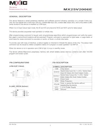 MX25V2006EZNI-13G Datasheet Page 5