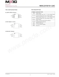 MX25V512EZUI-13G Datasheet Page 6