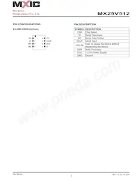 MX25V512ZUI-20G Datasheet Page 4