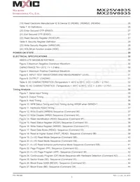 MX25V8035MI-15G Datasheet Page 3