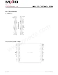 MX29F400CTTC-90G Datasheet Page 2