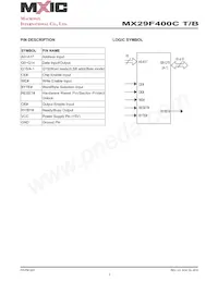 MX29F400CTTC-90G Datasheet Page 3