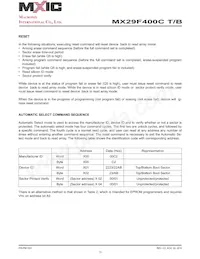 MX29F400CTTC-90G Datasheet Page 11