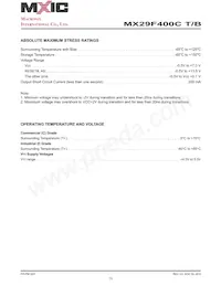 MX29F400CTTC-90G Datasheet Page 15
