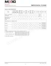 MX29GL128ELT2I-90G Datasheet Page 11