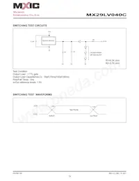 MX29LV040CQC-90G Datasheet Page 19