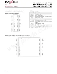 MX29LV800CTMI-55Q Datasheet Page 9
