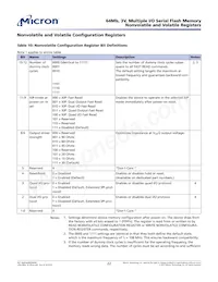 N25Q064A13E5340F TR Datasheet Page 22