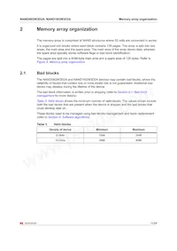 NAND08GW3D2AN6E Datasheet Page 11