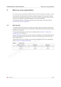 NAND16GW3F2AN6E Datasheet Page 11