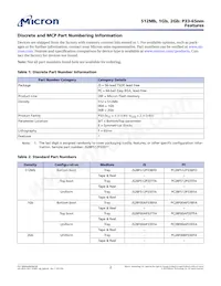 PC28F256P33B2F TR Datasheet Page 2