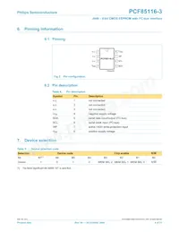 PCF85116-3P/01 Datasheet Page 4