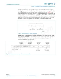 PCF85116-3P/01 Datasheet Pagina 7