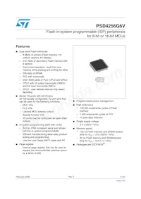 PSD4256G6V-10UI Datasheet Cover