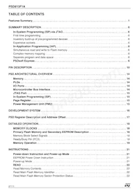 PSD813F1A-90JI Datenblatt Seite 2