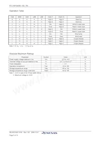 R1LV0816ASB-7SI#S0 Datasheet Page 5