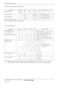 R1LV0816ASB-7SI#S0 Datasheet Pagina 6