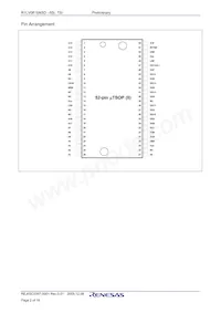 R1LV0816ASD-5SI#B0 Datasheet Page 4