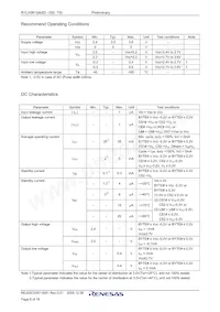 R1LV0816ASD-5SI#B0 Datasheet Page 8