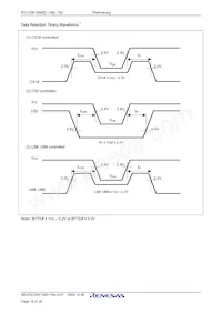 R1LV0816ASD-5SI#B0 Datenblatt Seite 18