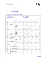 RC28F256J3C125SL7HE Datasheet Page 22