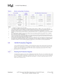 RD28F1604C3BD70A Datenblatt Seite 23