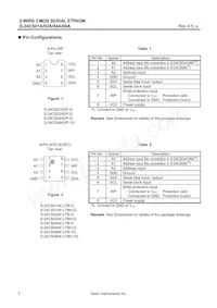 S-24CS08AFT-TB-1G數據表 頁面 2