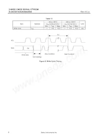 S-24CS08AFT-TB-1G Datasheet Page 8