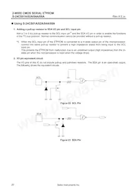 S-24CS08AFT-TB-1G Datasheet Pagina 20