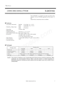 S-24CS16A0I-D8S1G Datasheet Cover