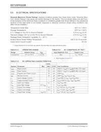 SST25PF020B-80-4C-Q3AE Datenblatt Seite 20