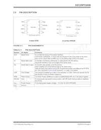 SST25PF080B-80-4C-SAE-T Datasheet Pagina 3
