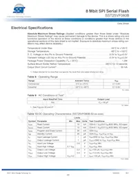 SST25VF080B-80-4I-SAE Datenblatt Seite 23