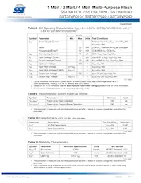 SST39LF040-45-4C-NHE-T數據表 頁面 13
