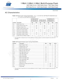 SST39LF040-45-4C-NHE-T數據表 頁面 14
