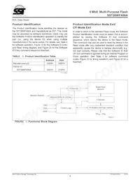 SST39WF400A-90-4I-ZKE Datenblatt Seite 4