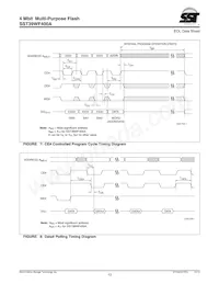 SST39WF400A-90-4I-ZKE數據表 頁面 13
