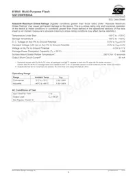 SST39WF800A-90-4C-B3KE-T Datenblatt Seite 9