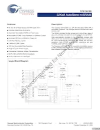 STK14C88-L45I Datenblatt Cover