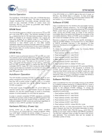 STK16C88-WF45I Datasheet Pagina 4