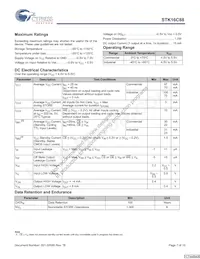 STK16C88-WF45I Datasheet Page 7