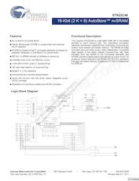 STK22C48-SF45I Datenblatt Cover
